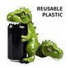 Dinosaur Can Cover for 12 Oz Cans Reusable Funny Animal Beverage Sleeve - Dust-Proof Drink Protector for Soda Beer Camping Picnics Parties - Cut