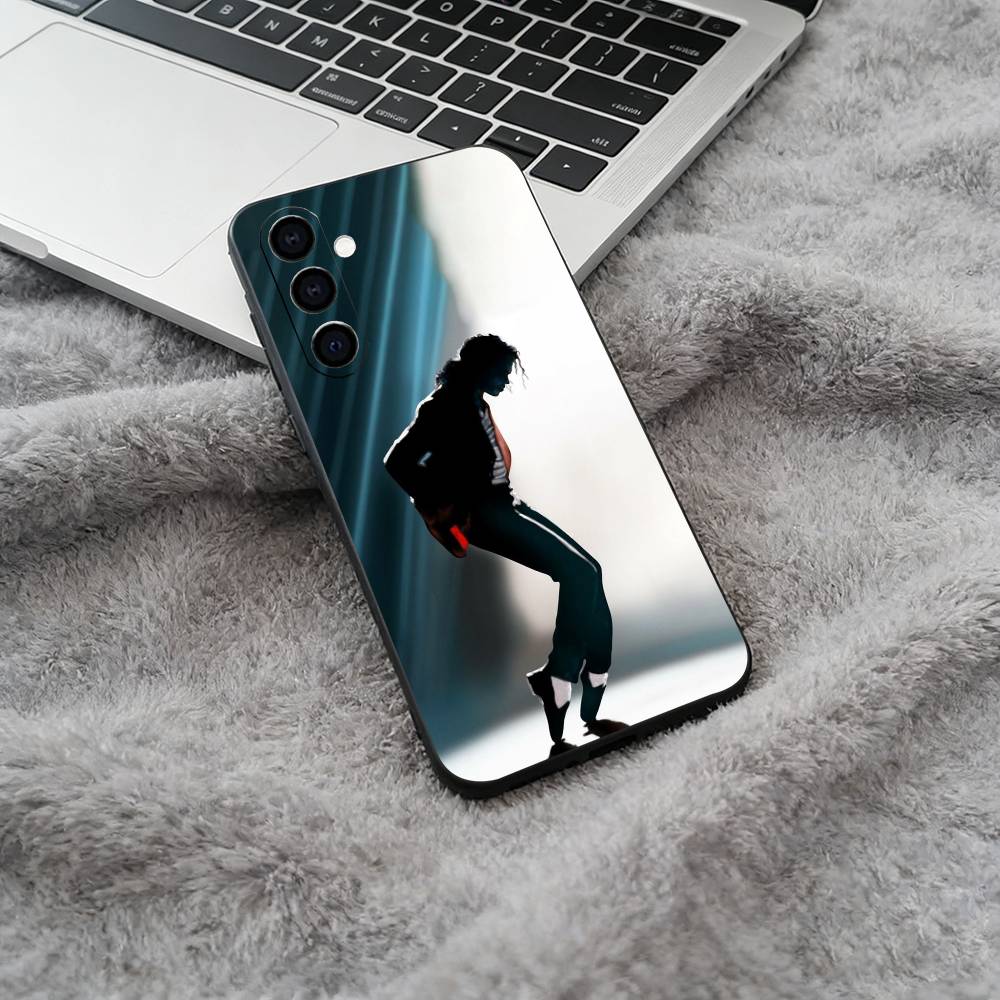 Superstar-M- Michael -Jackson Phone Case For Samsung Galaxy A73,A71 A72,A70,A53,A52,A51,Soft Silicone Black Cover