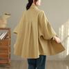 Autumn Women's Long Sleeved Shirt Jacket Versatile Mid Length Shirt Top