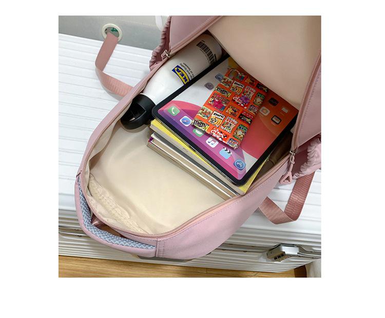 Trendiger vielseitiger Rucksack im koreanischen Stil für Studenten und Reisen - Großes Fassungsvermögen, lässig, Unisex-Design
