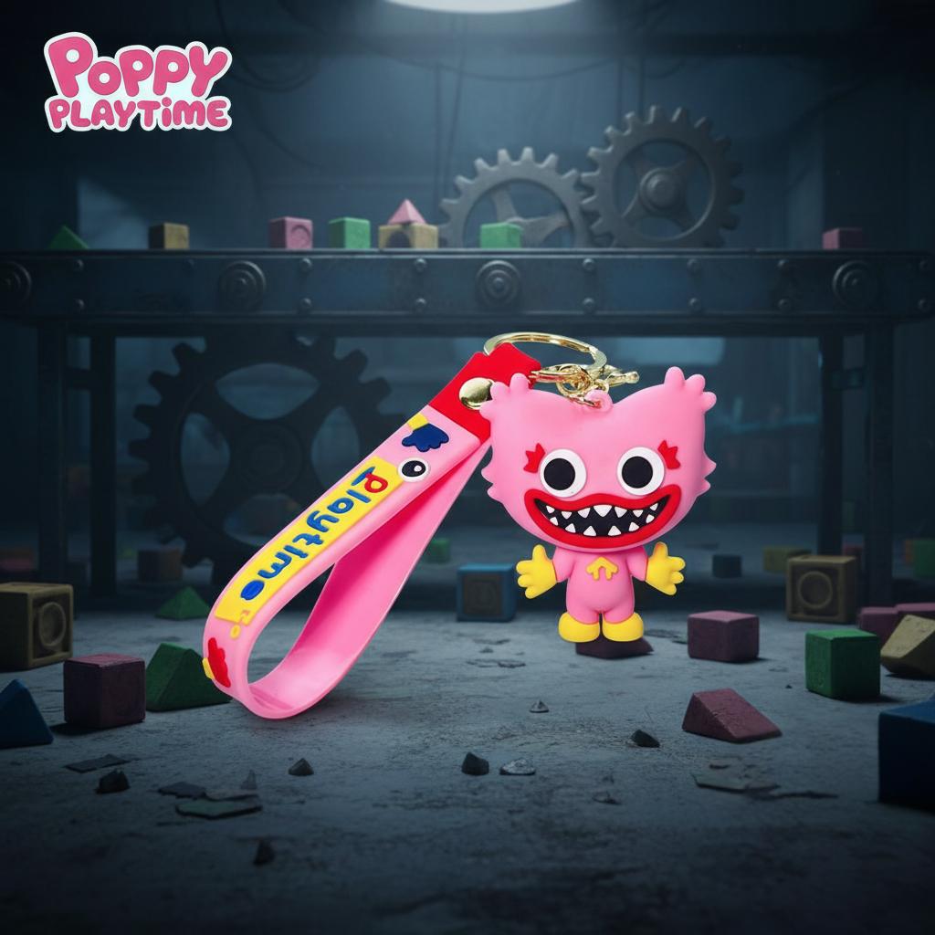 

Хагги Вагги брелок Huggy Wuggy брелок на рюкзак, ключи 5,8 см 5.8 рожевий