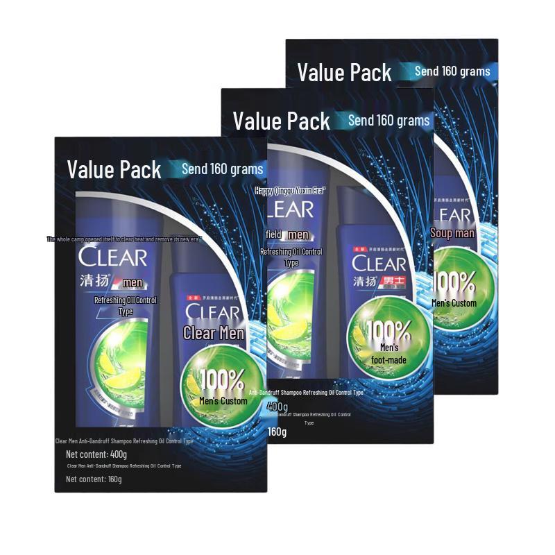 CLEAR Men s Anti-Dandruff Refreshing Oil Control Shampoo