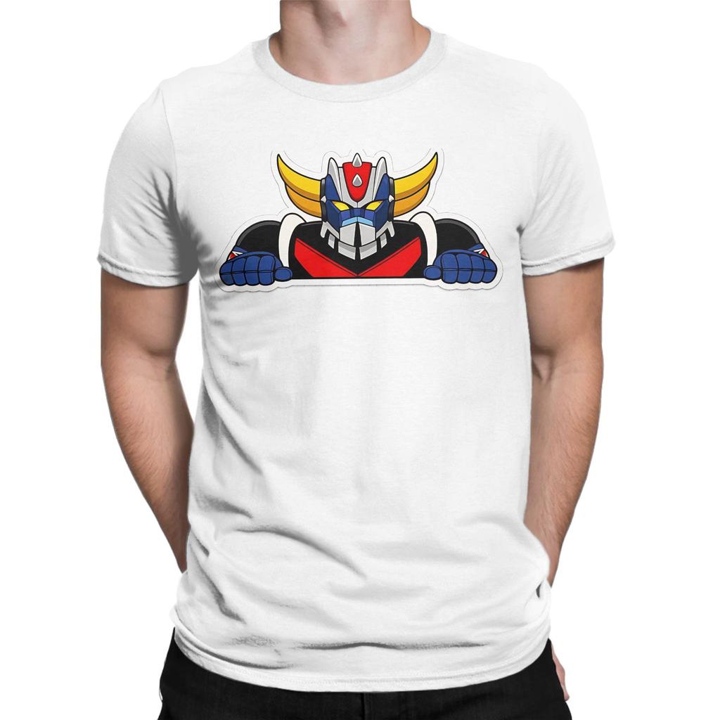 Grendizer Ufo Robot Peeker Novelty Graphic 100 Cotton Tshirt Goldorak Tees Tops For Unisex