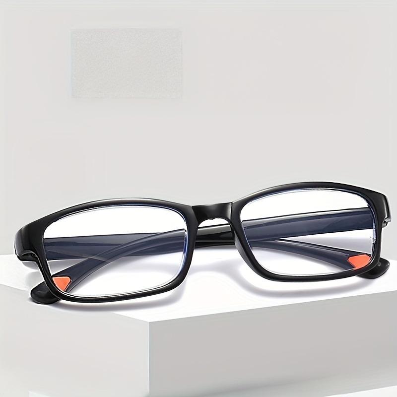 Retro 100-400  Adjustable Glasses for Middle-Aged and Elderly Men and Women Durable PC Material Comfortable Decorative Glasses