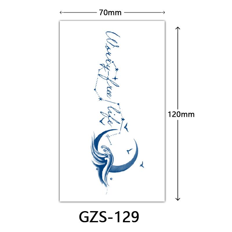 Herbal Juice Tattoo Sticker, Back Of Hand Juice Semi-Permanent Tattoo Sticker, Sweat-Proof Tattoo