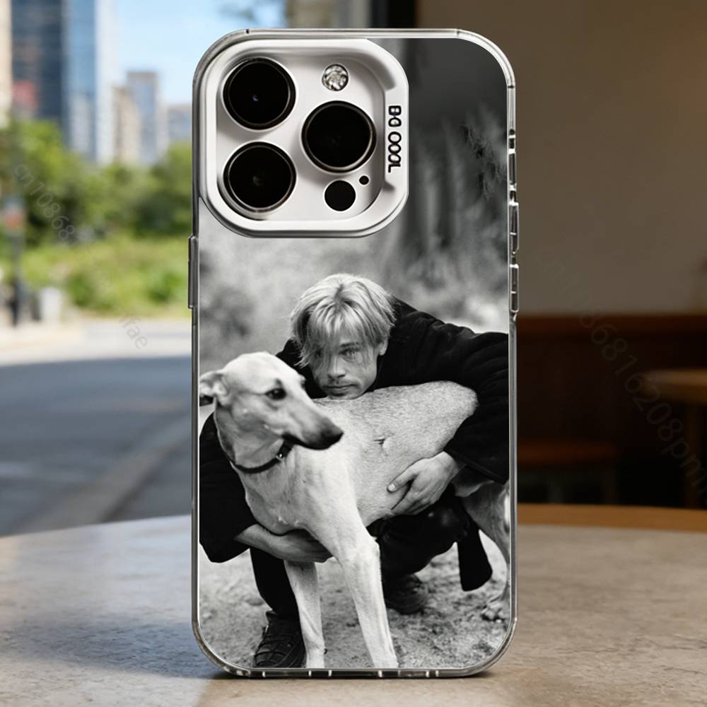 

Actor B-Brad P-Pitt White Shockproof Phone Case For iPhone 17,16,15,14,13,12,11,Pro,XS,Max,Plus,Mini,SE iPhone17Pro