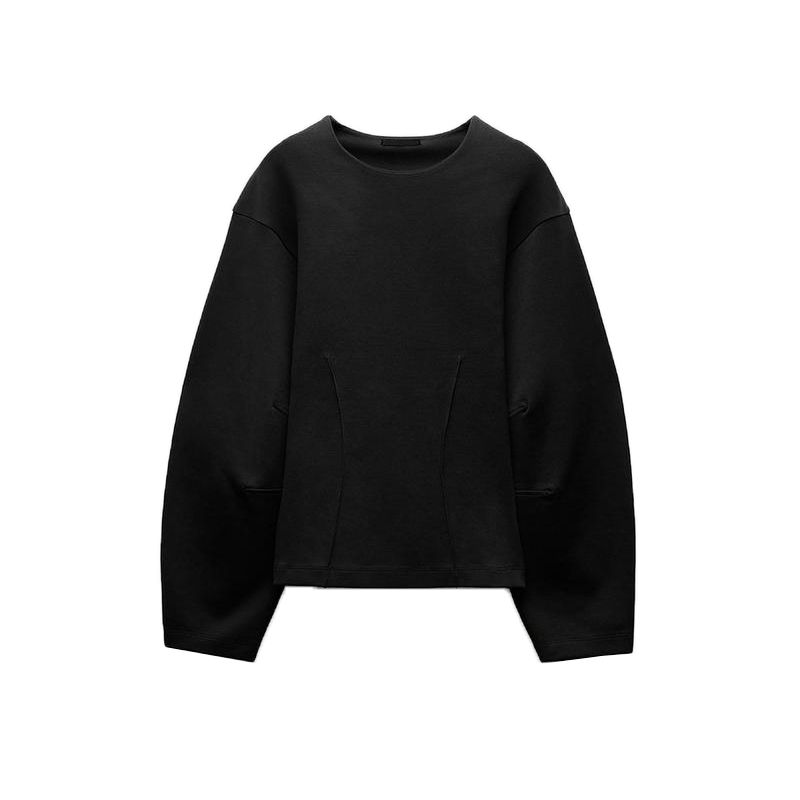 Double-sided Cloth Comfortable Stretch Casual Trousers 3641860 Double-sided Cloth Slim Fit Round Neck Hoodie 3641859