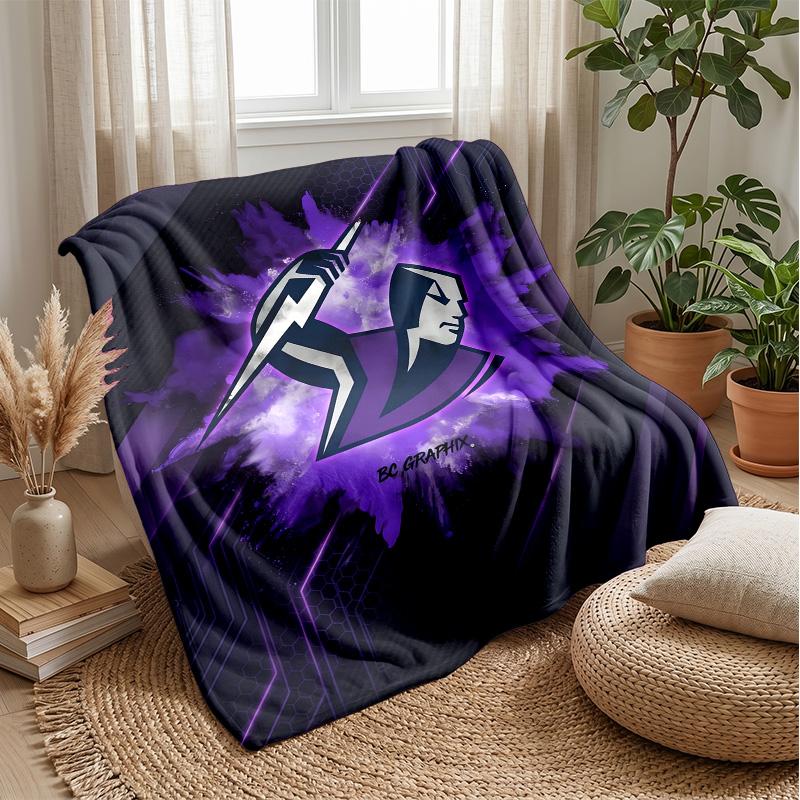 Coperta in Flanella Pile Melbourne Storm Coperta Calda e Accogliente per Divano Letto Viaggio Uso in Tutte le Stagioni