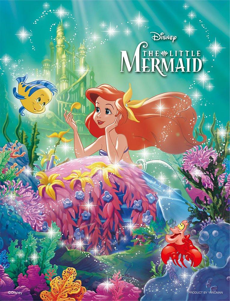 300-Piece Jigsaw Puzzle, Puzzle Petit 2 Light, The Little Mermaid, Mermaid Ocean, Luminous Puzzle (16.5x21.5cm)