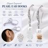 4PCS Eco-Friendly Brass Earring Hooks Smooth Ear Wires for DIY Earring Making Craft Supplies