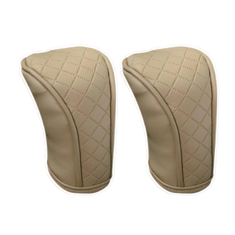 Universele Auto Versnellingspook Beschermhoes Leer Ademend Rundleer Versnellingspook Beschermhoes Koolstofvezel Patroon Auto Interieur