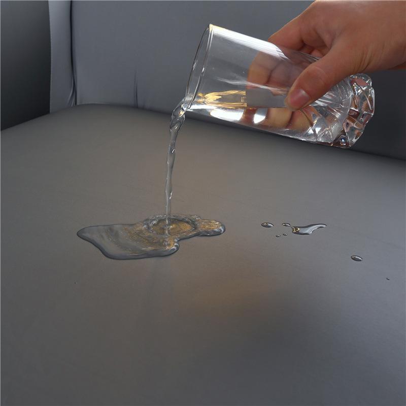 Leather Sofa Cover Full Set Of Technology Cloth Leather Sofa Cover Cover Four Seasons Universal Waterproof Sofa Seat Cushion Non-Slip Skirt