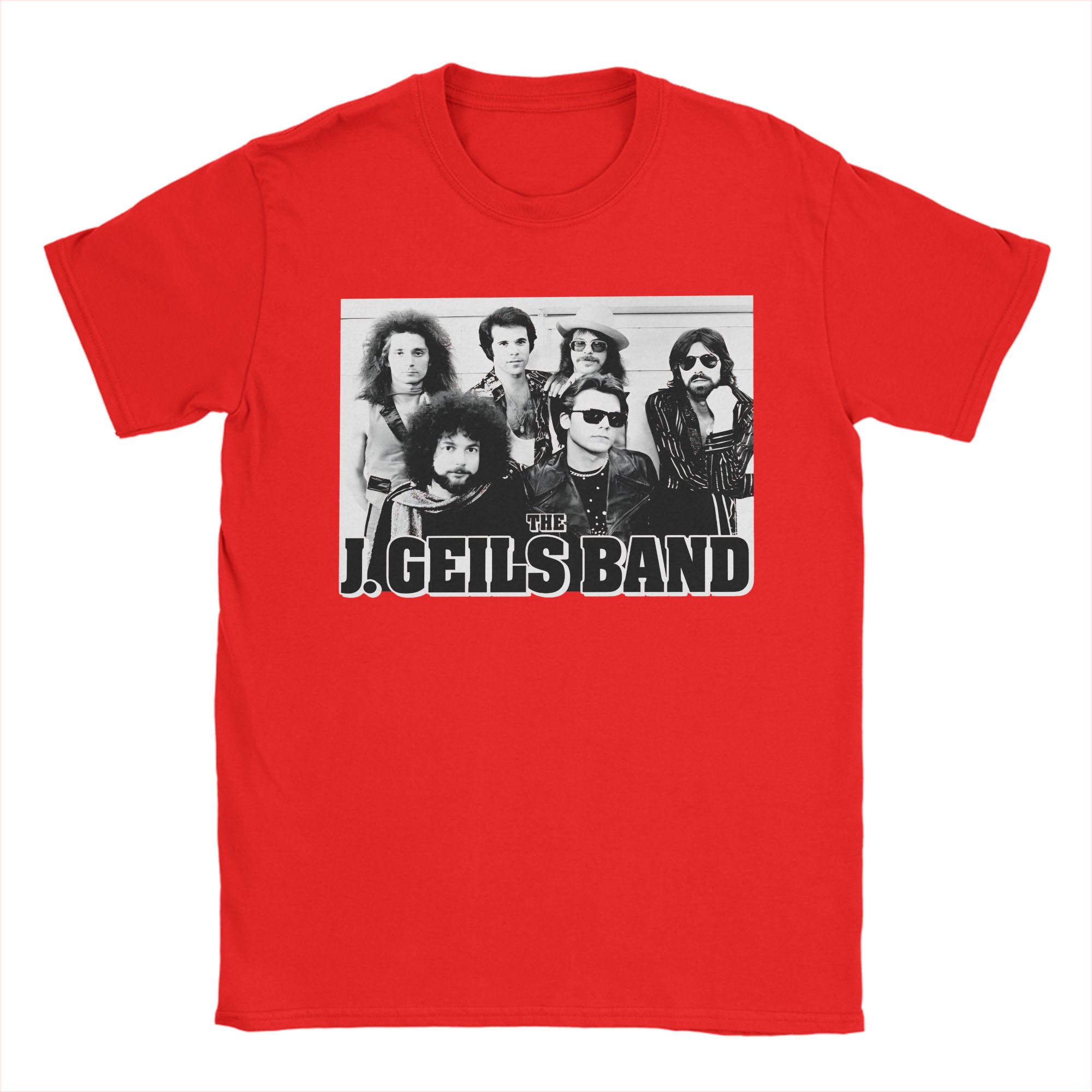 Mens Womens The J Geils Band T Shirt Cotton Graphic Printing Tee Shirts Clothing Outfits S
