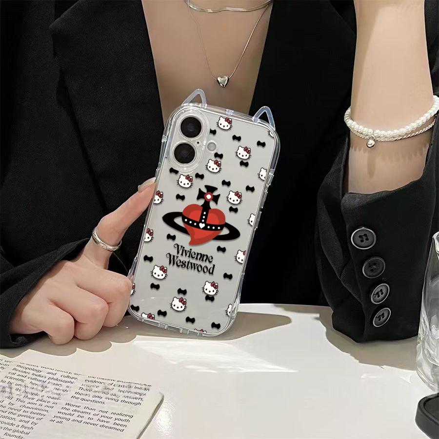 Sanrio Cat Ears KT Phone Case for Apple 17
