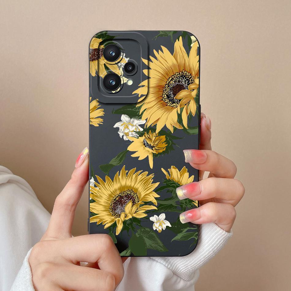 Einfache Hülle für Realme 9 Pro Plus Weiches Flüssigsilikon Vollständige Abdeckung Anti-Drop-Schale für Realme9-Serie Hochwertige Handyhülle