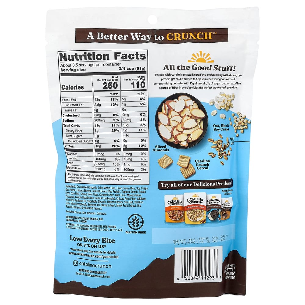 iHerb Protein Granola Vanilla Almond 227g (8oz)