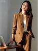 2026 Spring/Autumn Women's High-End Slim-Fit Two-Piece White Casual Suit
