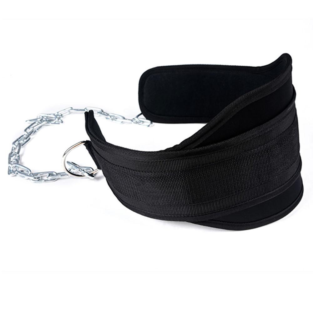 Dipping Belt Body Building Weight Lifting Chain Exercise Gym Training Strap Comfortable Waist Support For Men & Women