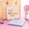 Custom Gradient Sticky Notes: Reusable, Personalized Creative Message Notes with Image