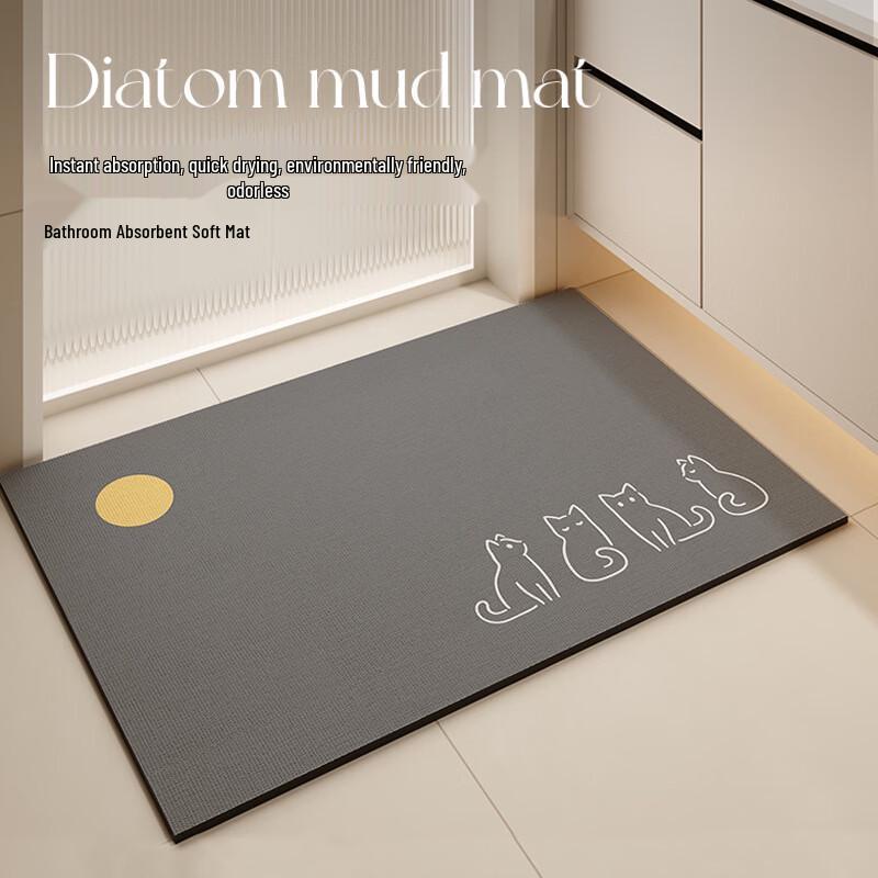 Soft Diatom Mud Bathroom Mat