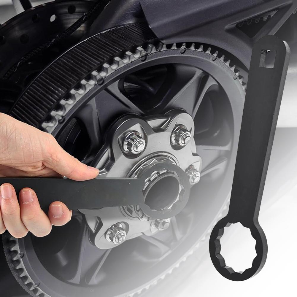 36mm Axle Nut Wrench HD-47925 OTC4882 Rear Axle Nut Torque Adapter 1/2 Inch Square Drive Mufflers Removal Not Needed for Harley