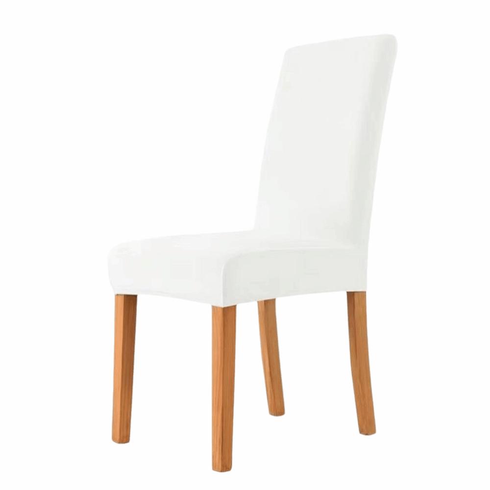 Thickened Plush Chair Cover Velvet Chair Protector Washable Elastic Chair Slipcover Restaurant