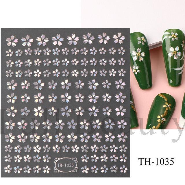 Nail Art Sticker Diablo Series European And American Halloween Laser Spider Scorpion Thin Fortitude Back Glue Nail Sticker