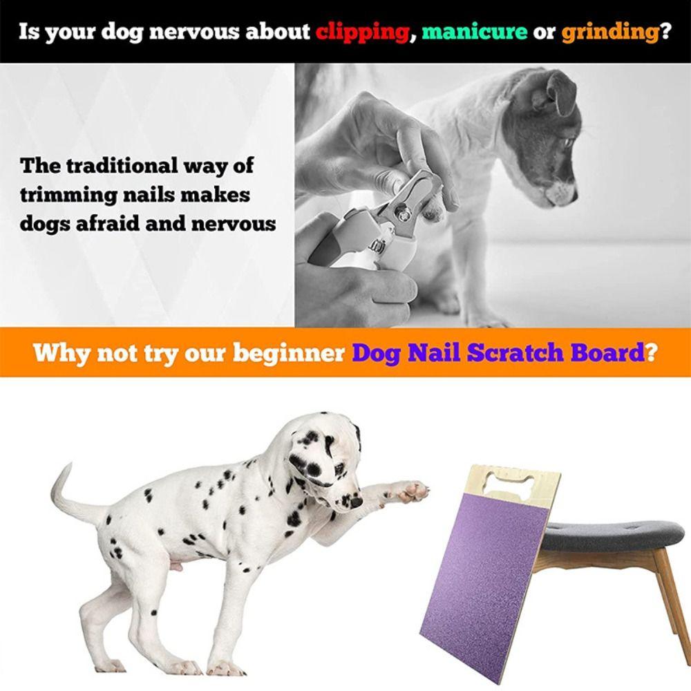 Sandpaper Board Scratch Board Dog Toy Nail Grinding Pad Nail Board Dog Scratch Pad  For Dog Cat