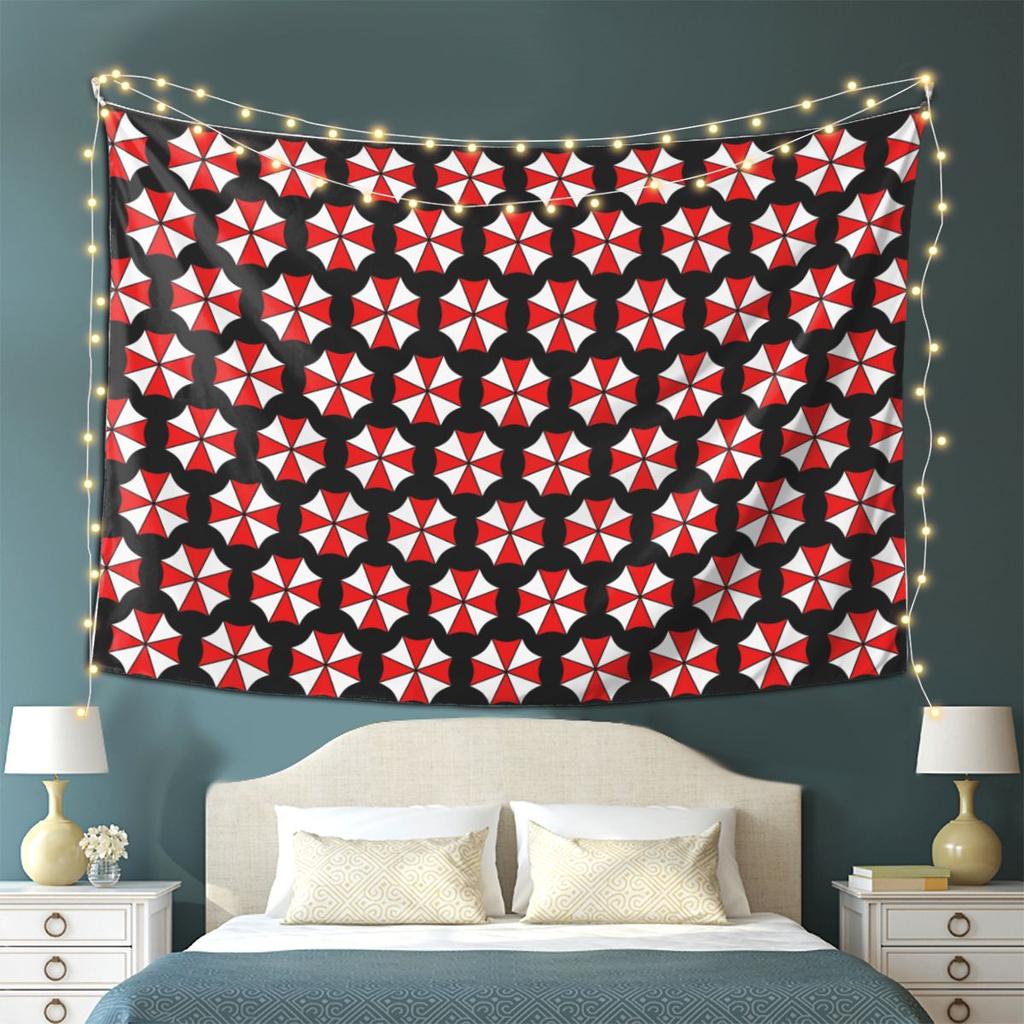 Movie Game Corporation Umbrellas Tapestry Wall Hanging Aesthetic Home Decoration Tapestries for Living Room Bedroom