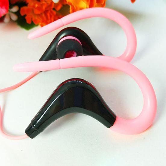 Wired Earbud High Fidelity Waterproof Ergonomic 3.5mm Noise Reduction Sports Ear Hook Earphone for Running