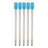 5/10/20/50 PCS 7cm Length Metal Pen Refill for Crystal Diamond Ballpoint Pen Cartridge Core Stationery Office School Supplies