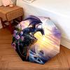 1 PC Automatic Folding Umbrella - Dragon Sunset Pattern, Portable & Foldable Design with 8 Ribs, Christmas Birthday Gifts