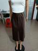 WB Silk Satin Midi Skirt