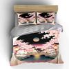 Cherry Blossom Set, Japanese Scenery Soft Comfortable Duvet Cover Bedding Set Included 1*Duvet Cover & 2*Pillowcases, Gift