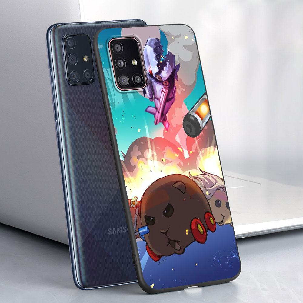 Cute PUI PUI MOLCAR Case for Samsung Galaxy A51 A53 A54 A31 A52 A12 A13 A21s A22 A32 A11 A22 A33 A41 A52s A73 TPU Phone Cover