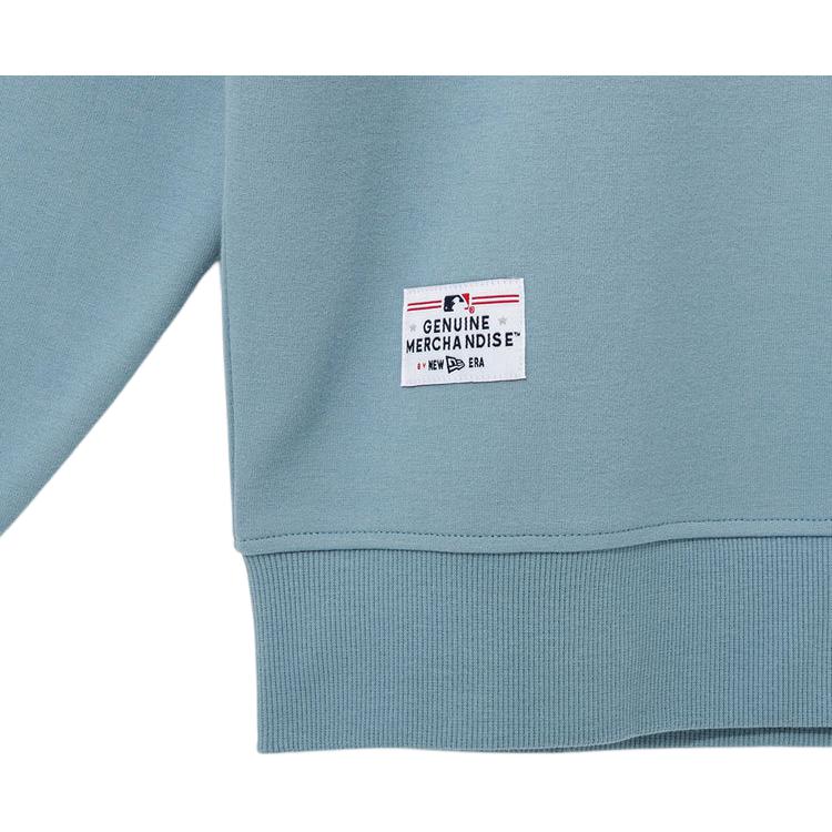 New Era SS22 MLB Boston Red Sox Printed Crew Neck Pullover Sweatshirt Unisex sweatshirt Blue 13086604