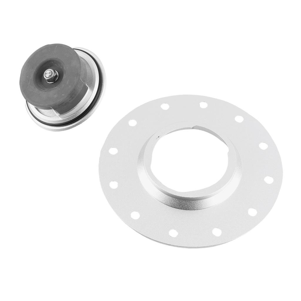 77mm Car Fuel Cell Twist Cap Oil Gas Tank Filler Cover Flush Mount 12 Bolts Universal