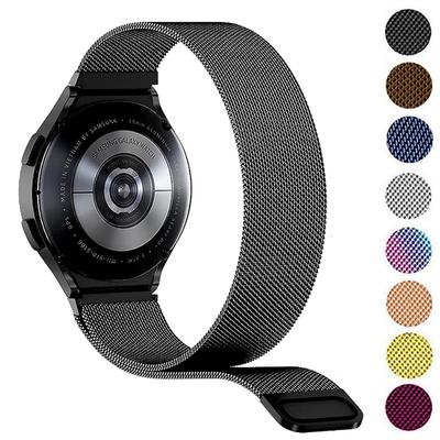 No Gaps 20mm Strap For Samsung Galaxy Watch 7 5 Pro/4 Classic 44mm 46 40mm 43mm 47mm Milanese Loop Bracelet Galaxy Watch 6 Band