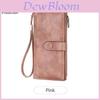 Rfid Womens Wallet With Leather Material And Leopard Print For Daily Use