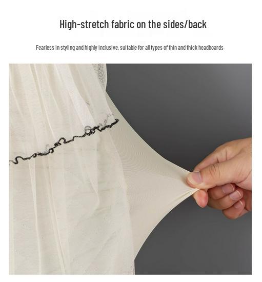 European Lace Headboard Cover, 2026 Dustproof Universal Fit