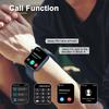 Smart watch, QTLLBT, sports, message reminder, answering calls, sports date alarm, weather forecast tracker, multi-function square watch dial