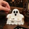 High Quality PLA Figurines 3D Printed Ghost Pumpkin Sofa Ornaments, Spooky Cute Halloween Desk Decor Tray, Haunted Environmentally Safe House