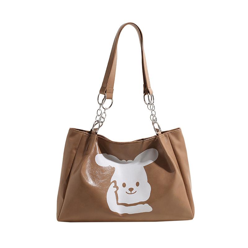 Einkaufstasche für Damen 2024 Neue Pendlertasche mit großem Fassungsvermögen Temperament Beliebte Retro Vielseitige Schulter-Schultasche