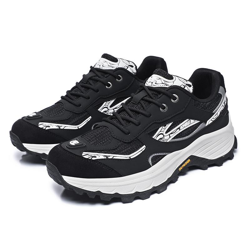 Factory new fashion new men's shoes breathable shock absorption non-slip chef shoes outdoor hiking shoes hiking camping