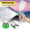 Professional Gravity Feed HVLP Spray Gun with 3 Fluid Tips 1.4mm, 1.7mm, 2.0mm