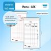 Qing Lian Q Series 48K Multi-Part Copy Order Book for Restaurants, BBQs, and Hot Pot Establishments