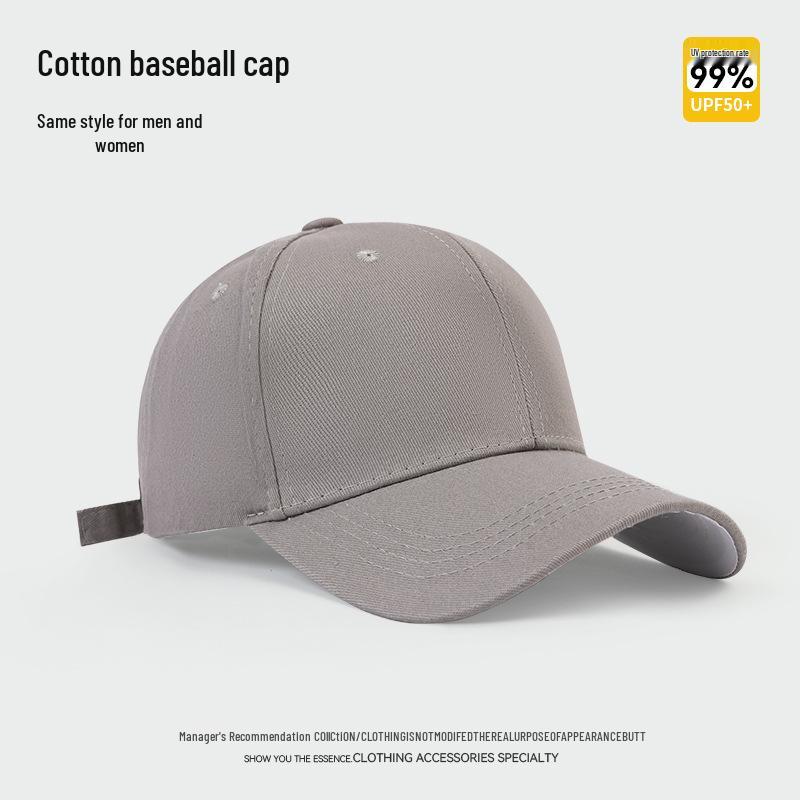 Japanese Style Women's Solid Color Baseball Cap with Adjustable Fit for Spring and Autumn