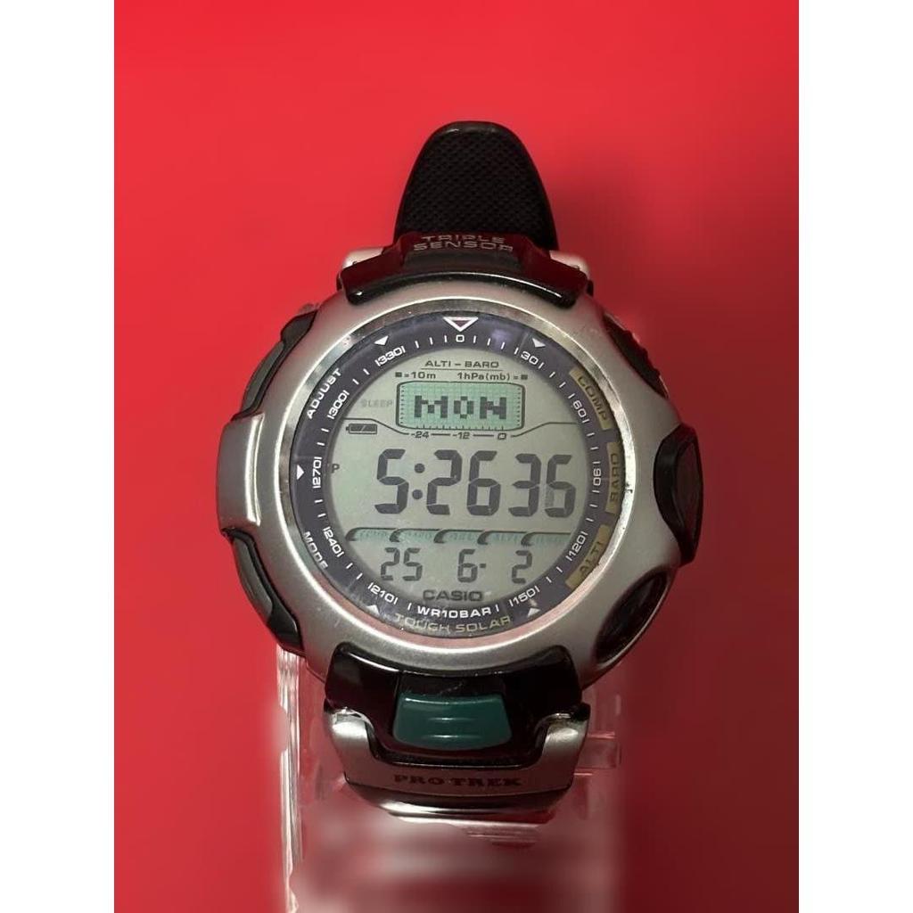 Used CASIO PRO TREK CASIO Solar Watch Outdoor Mountaineering