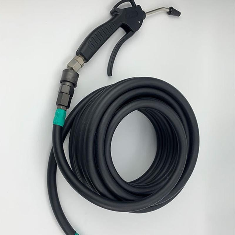 Pneumatic Universal Quick Connector With 360 Degree Rotation For Flexible Air Tool Operation In Confined Areas