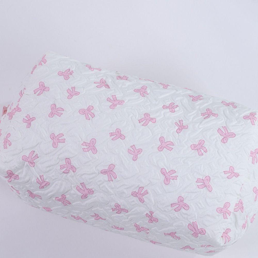 Bowknot Pencil Case Large Capacity Cosmetic Storage Bag Cartoon Pen Bag  Gift